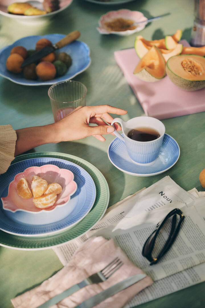 Iris fad, Koral - L16 cm